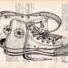 Tableau sur vieux livre "Converses"