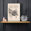 Tableau sur vieux livre "Donnes moi la main"